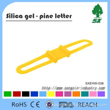 Duable and Soft Bicycle Accessories Silicone Tie Strap Non-slip Elastic Tape Rope